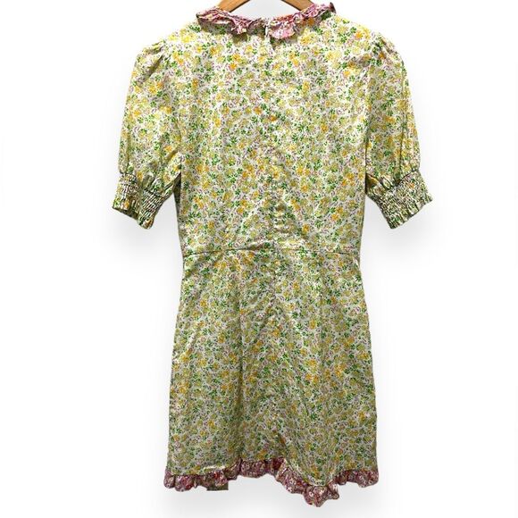 Lost + Wander Medium Anthropologie Cecila Cotton Floral Dress Boho Coquette Chic - Picture 3 of 9